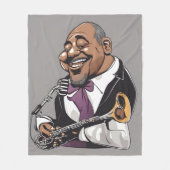Couverture Polaire musiciens de jazz (Devant)