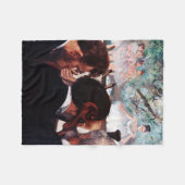 Couverture Polaire Musiciens d'orchestre, Edgar Degas (Devant (Horizontal))