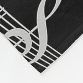 Couverture Polaire Musique (Coin)