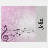 Couverture Polaire Musique (Devant (Horizontal))