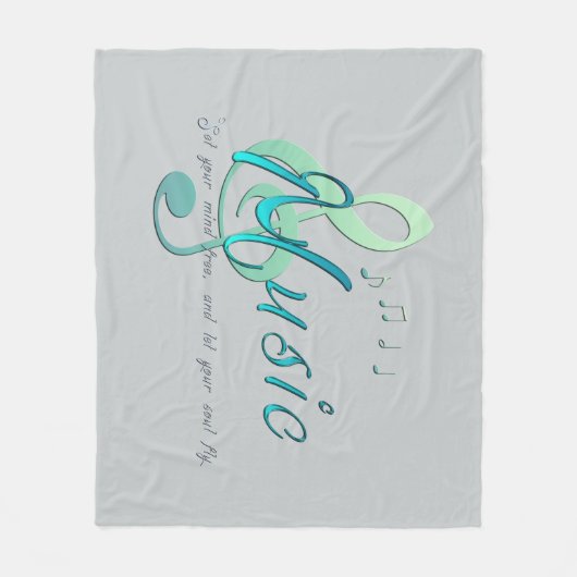 Couverture Polaire Musique (Devant)