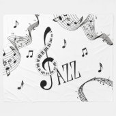 Couverture Polaire Musique de jazz cool (Devant (Horizontal))