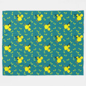 Couverture Polaire Musique Note Motif (Devant (Horizontal))