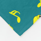 Couverture Polaire Musique Note Motif (Coin)