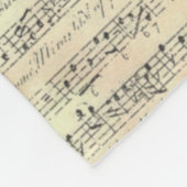Couverture Polaire musique Note Musique Motif Thème Fleece Blanket (Coin)