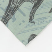 Couverture Polaire musique Note Musique Motif Thème Fleece Blanket (Coin)