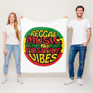 Couverture Polaire Musique reggae avec des paroles positives