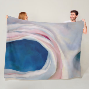 Couverture Polaire Musique rose et bleu par O'Keeffe
