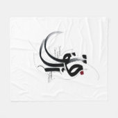 Couverture Polaire MUTAFAIL optimiste reste positif plaid en fleece (Devant (Horizontal))