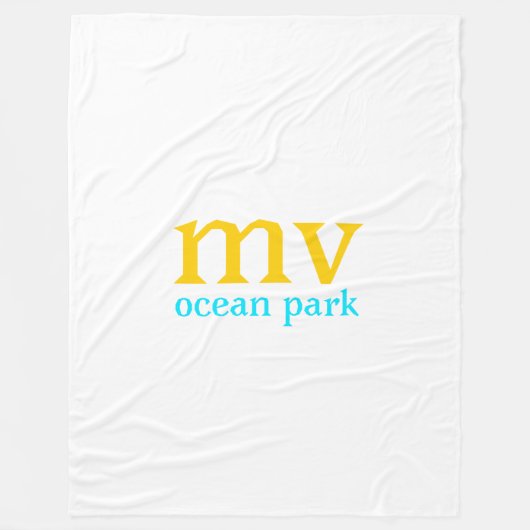 Couverture Polaire MV Ocean Park Fleece Blanche (Devant)