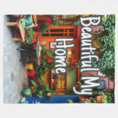 Couverture Polaire My Beautiful Home  (Devant (Horizontal))