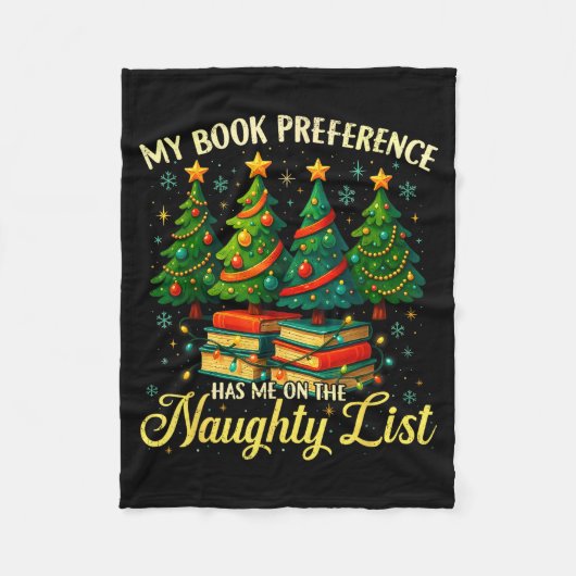 Couverture Polaire My Book Preference Has Me On The Naughty List Chri (Devant)
