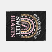 Couverture Polaire My Cl Is Full Of Sweet Hearts Valentines Day Te  (Devant (Horizontal))