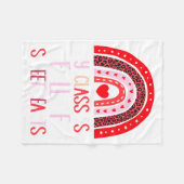 Couverture Polaire My Cl Is Full Of Sweethearts Teacher Valentines  (Devant (Horizontal))