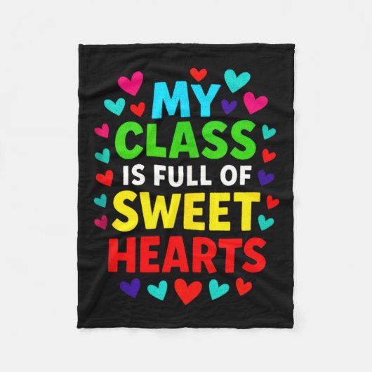 Couverture Polaire My Cl Is Full - Teachers Valentines School Love Ta (Devant)