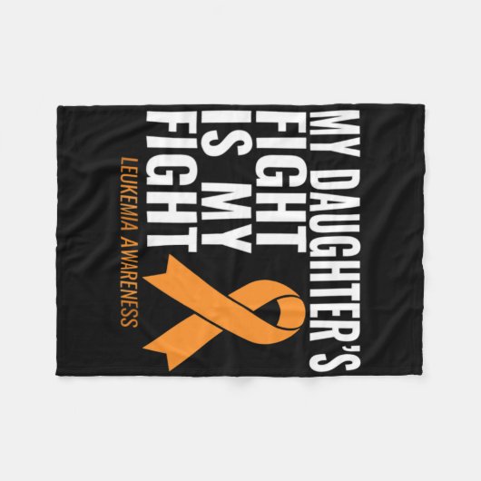 Couverture Polaire My Daughter's Fight (Devant (Horizontal))