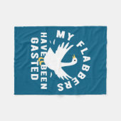 Couverture Polaire My Flabbers Have Been Gasted Distressed Retro Funn (Devant (Horizontal))