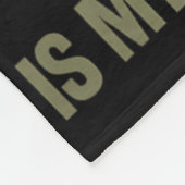 Couverture Polaire My Game Face Is My Byttle Mask Soccer Fan Camo Gra (Coin)