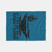 Couverture Polaire My Other Ride Was An Aircraft Carrier (Devant (Horizontal))