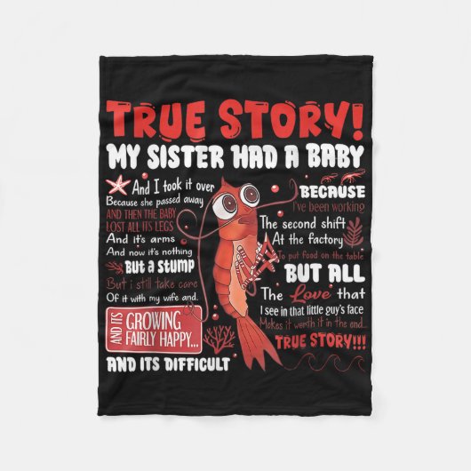 Couverture Polaire My Sister Had A Baby Tee  (Devant)