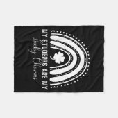 Couverture Polaire My Students Are My Lucky Charms Teacher St Patrick (Devant (Horizontal))