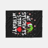 Couverture Polaire My Students Stole My Heart School Teacher Funny Ch (Devant (Horizontal))