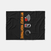 Couverture Polaire My Worst Funny For Gamers (Devant (Horizontal))