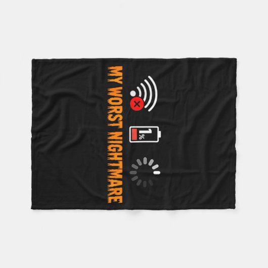 Couverture Polaire My Worst Funny For Gamers  (Devant (Horizontal))