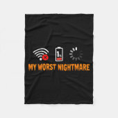 Couverture Polaire My Worst Funny For Gamers  (Devant)