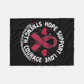 Couverture Polaire Myélome multiple Soutien Famille Myélome multiple  (Devant (Horizontal))