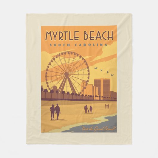 Couverture Polaire Myrtle Beach | Caroline du Sud (Devant)