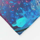 Couverture Polaire Mysterious Fantasy Girl - Ocean Art Aesthetic (Coin)