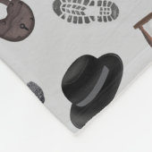 Couverture Polaire Mystery Kids Secret Agent Spy Detective Thème (Coin)