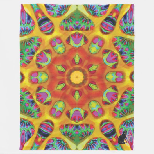 Couverture Polaire Mystic Kaleidoscope (Devant)