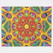 Couverture Polaire Mystic Kaleidoscope (Devant (Horizontal))