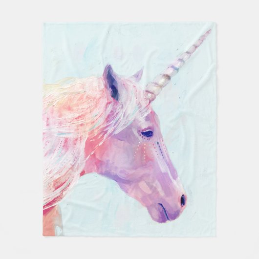 Couverture Polaire Mystic Unicorn (Devant)