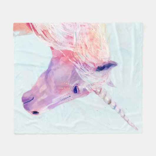 Couverture Polaire Mystic Unicorn (Devant (Horizontal))