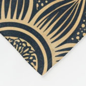 Couverture Polaire Mystical Celestial Witchcraft - Gold Botanical (2) (Coin)