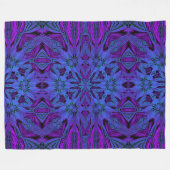 Couverture Polaire Mystique en bleu (Devant (Horizontal))