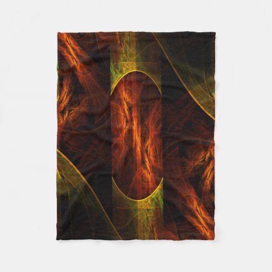 Couverture Polaire Mystique Jungle (Devant)