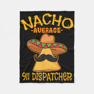 Couverture Polaire Nacho Appelant 911 Mexicain Messager Cin