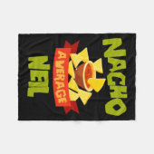Couverture Polaire Nacho Average Neil Funny Birthday Personalized (Devant (Horizontal))