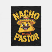 Couverture Polaire Nacho Average Pastor Funny Christian  (Devant)