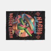 Couverture Polaire Nacho Average Soccer Coach Funny Instructor Traine (Devant (Horizontal))