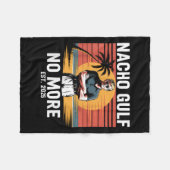 Couverture Polaire Nacho Golfe Plus drôle Vacances Trump 2025 Usa _ (Devant (Horizontal))