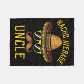 Couverture Polaire Nacho Moyenne Oncle Funny Cinco De Mayo Mexo So (Devant (Horizontal))