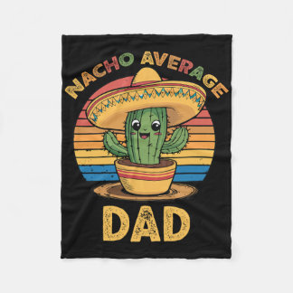 Couverture Polaire Nacho Papa moyen assorti au Mexicain Cinco De Mayo