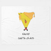 Couverture Polaire Nacho Santa Claus (Devant (Horizontal))