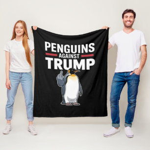 Couverture Polaire Nageoires de pingouin levées résistent aux pingoui