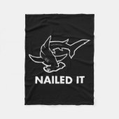 Couverture Polaire Nailed It - Funny Hammerhead Shark  (Devant)